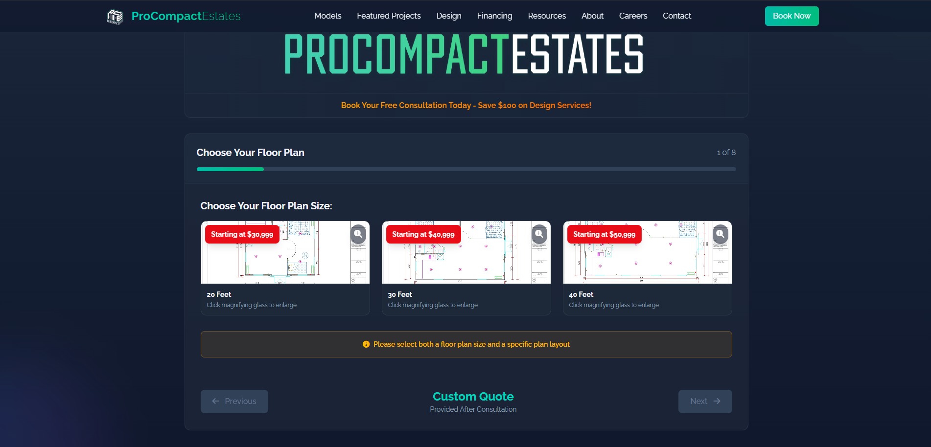 Pro Compact Estates project preview